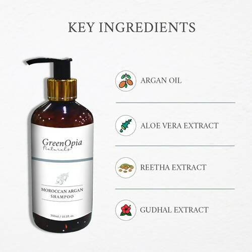 GreenOpia Naturals Moroccan Argan Oil Hair Shampoo