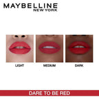 Maybelline New York Color Sensational Creamy Matte Lipstick / 647 Dare to be Red