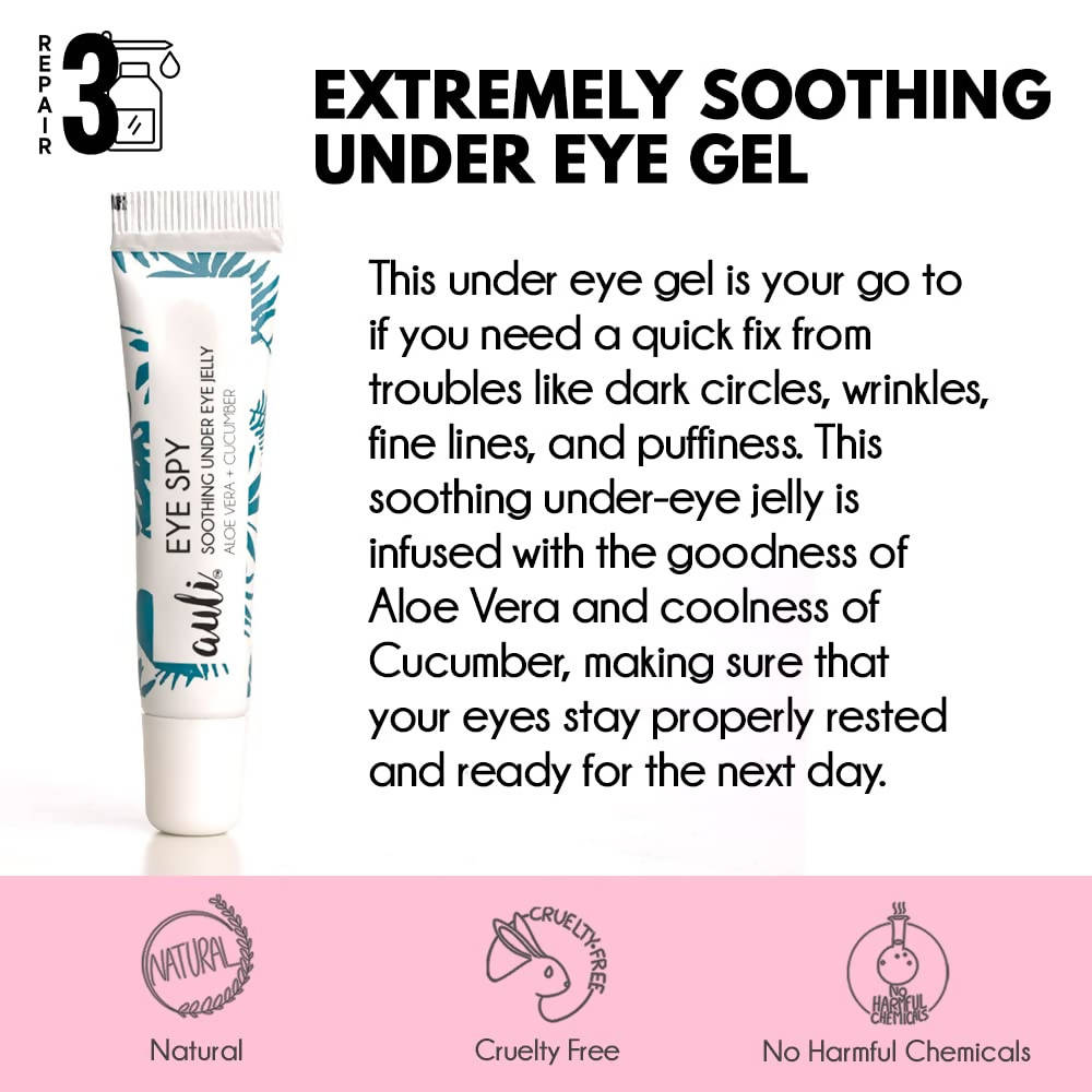 Auli Eye Spy Cucumber + Aloe Vera Soothing Under Eye Gel