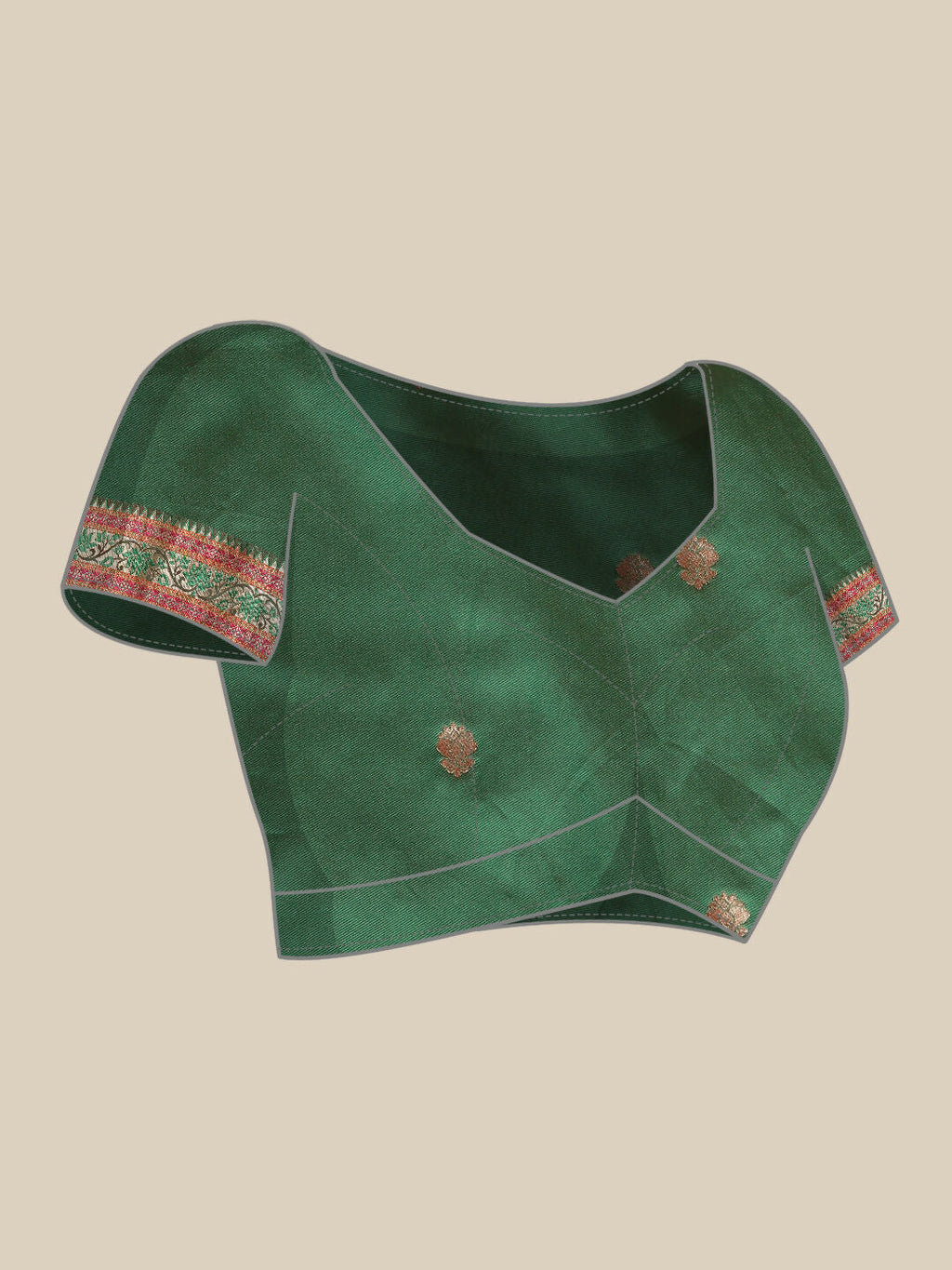 Shree Shyam Fashion Silk Blend Gajari Saree - Distacart