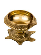 Spillbox Gold Toned Vasthu Deep Pooja Essentials