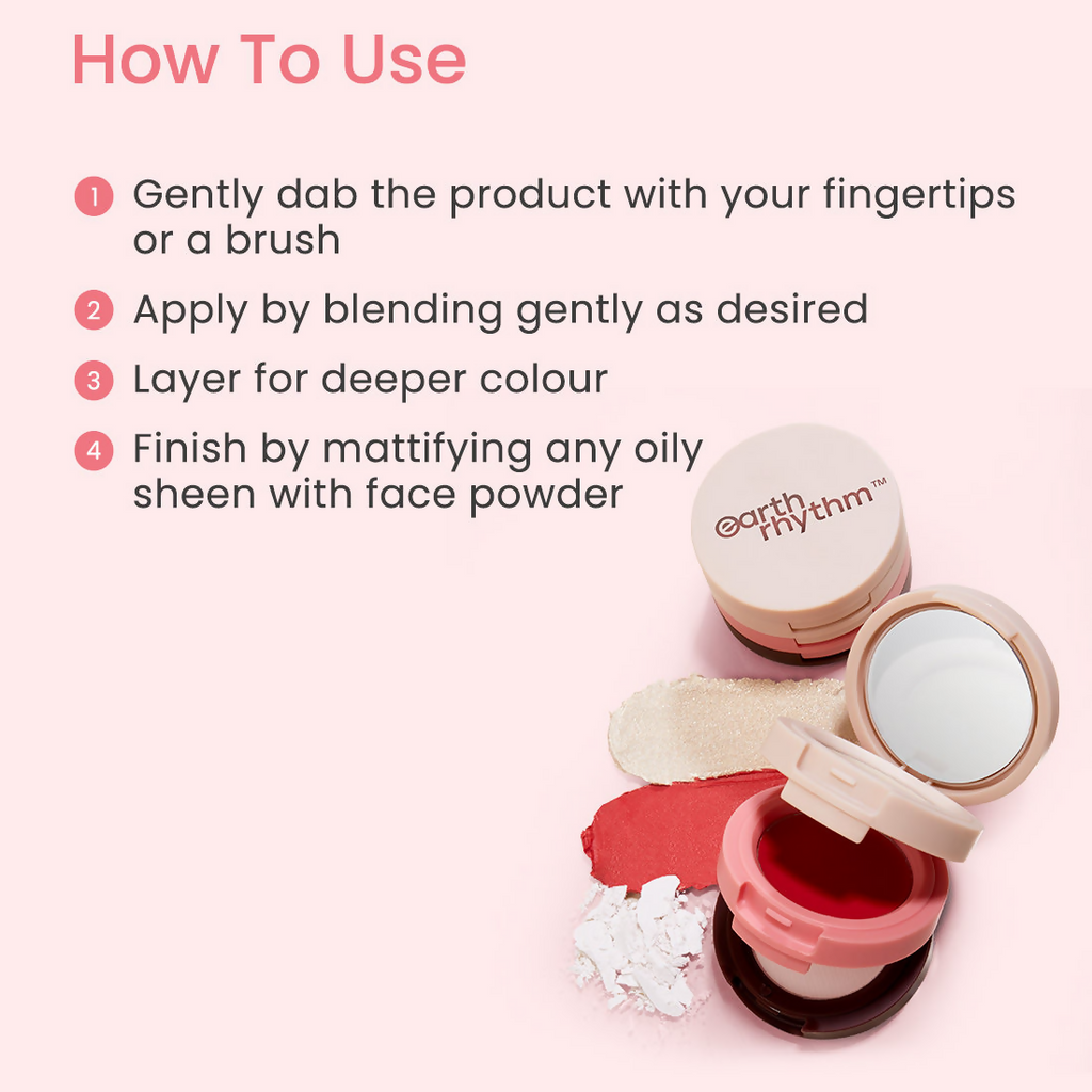 Earth Rhythm Dab Set 3-In-1 Face Palette - Champagne