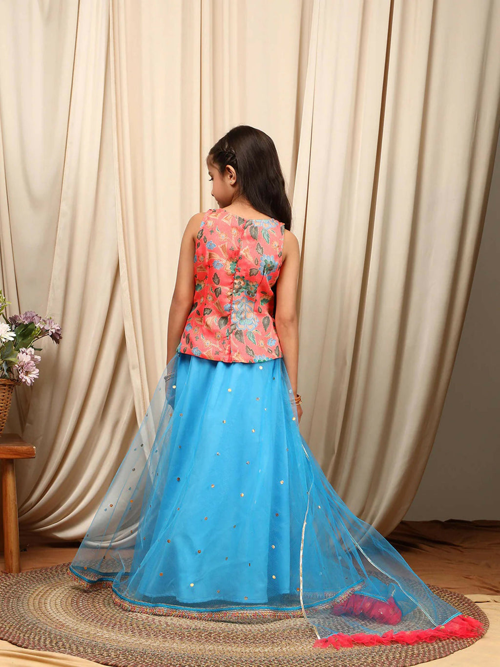 Joban Fashion Girl's Multi Color Lehenga Choli