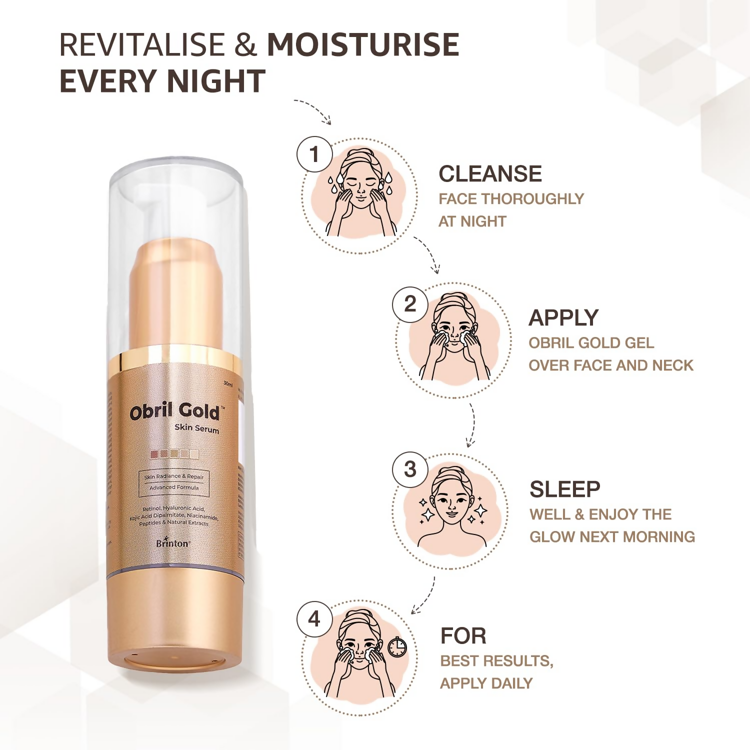 Brinton Obril Gold Skin Serum