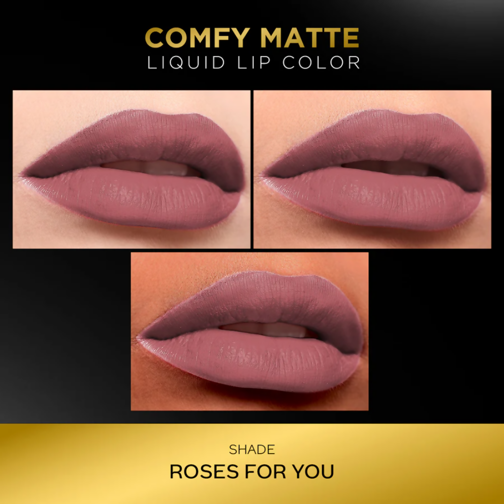 Faces Canada Comfy Matte Liquid Lipstick - Roses For You 26