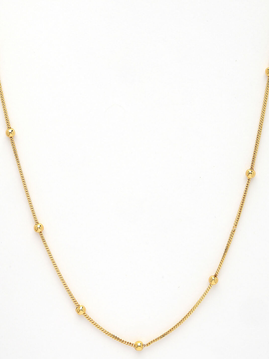 NVR Women's Gold-Polished Minimal Chain