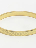 NVR Men's Gold-Plated Stainless Steel Kada Bracelet - Distacart