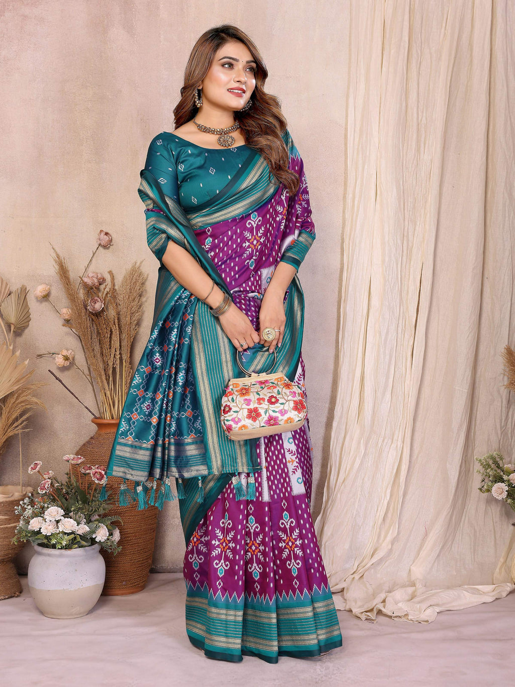 Aastha Fashion Wine Soft Silk Weaving Saree - Distacart
