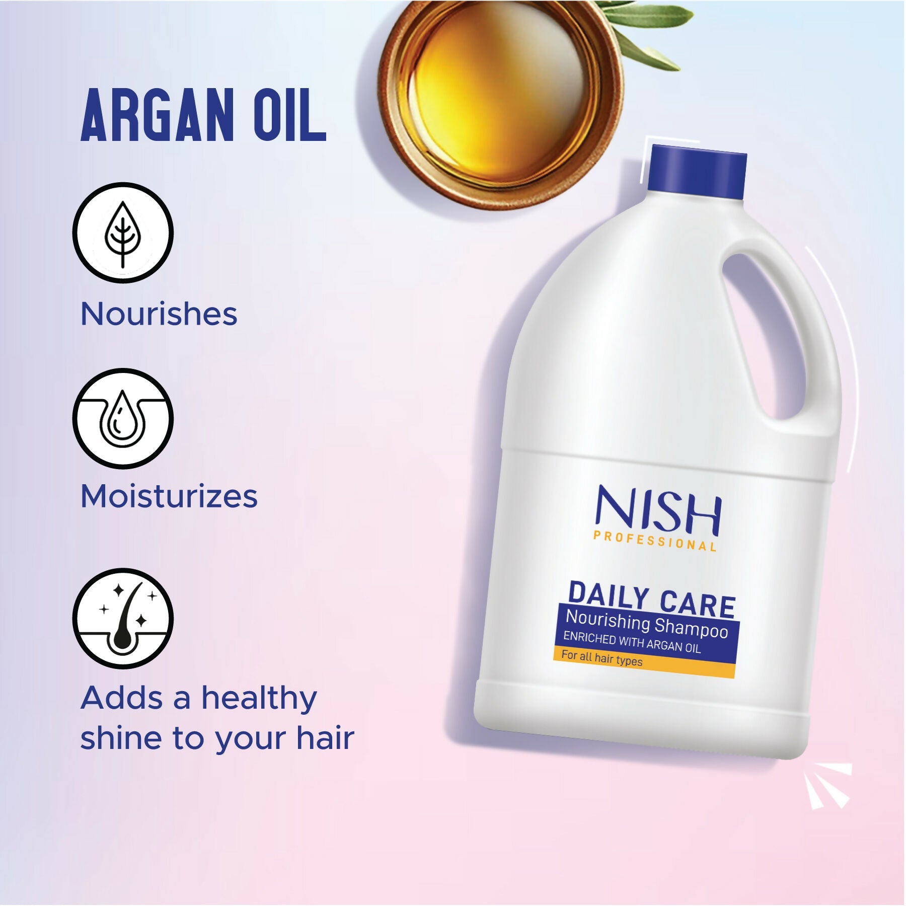 Nish Professional Daily Care Nourishing Shampoo