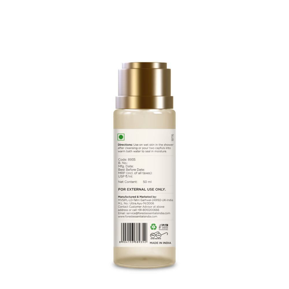 Forest Essentials After Bath Oil Indian Rose Absolute - Nourishing After Shower Body Oil - Distacart