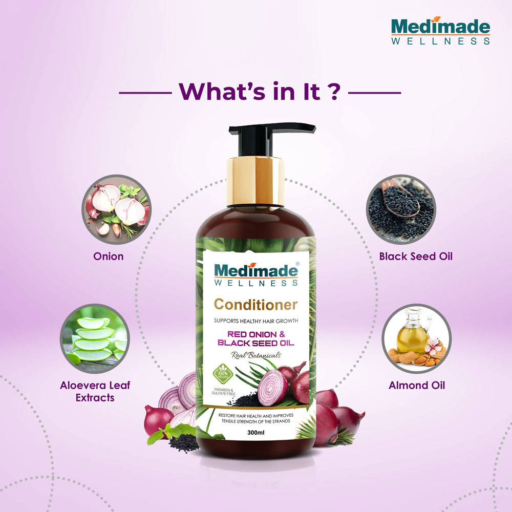 Medimade Wellness Red Onion and Black Seed Hair Conditioner