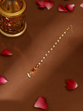 Ruby Raang Red Kundan Maang Tikka - Distacart