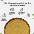 Carmel Organics Triphala Fruits Powder