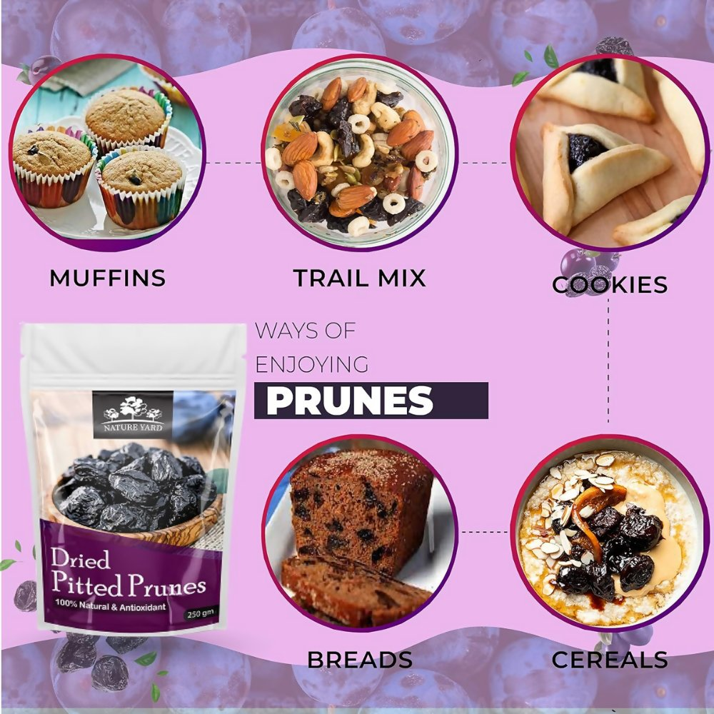 Nature Yard Organic Pitted Prunes Dry fruit - Distacart