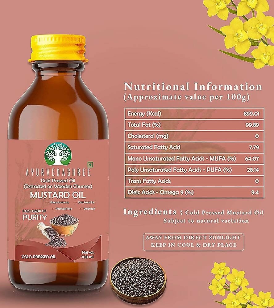 Ayurvedashree Cold Pressed Mustard Oil