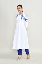 Joban Fashion White Rayon Tunic