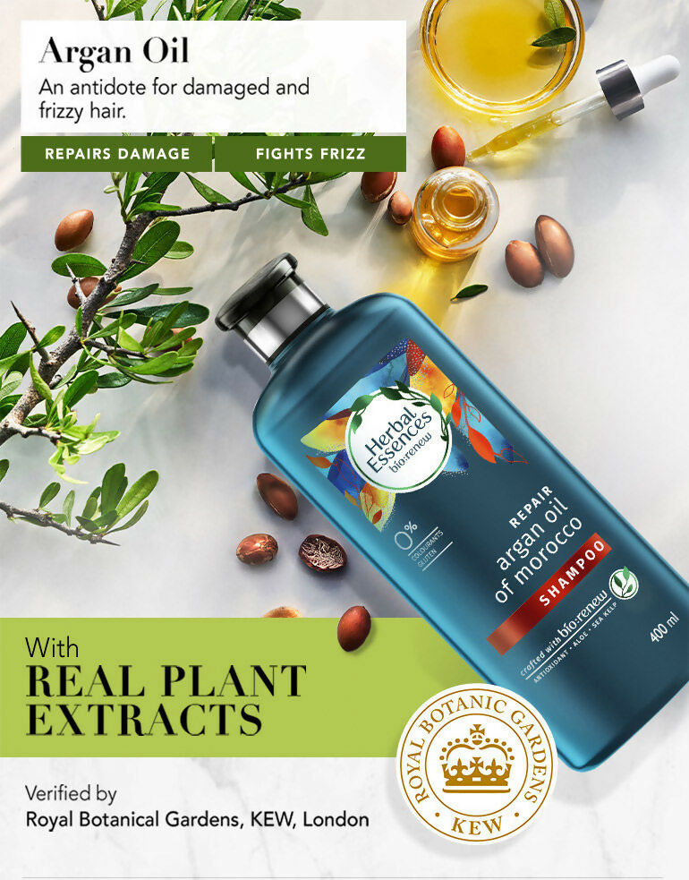 Herbal Essences Argan Oil Shampoo & Conditioner For Frizz - Combo