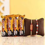 Pearl & Capsule Rakhi With 5 Star