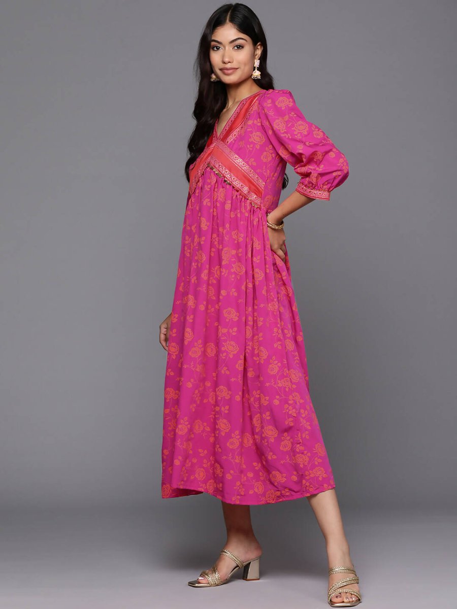 Ahalyaa Women's Traditional wear Lehnga Choli - Pink