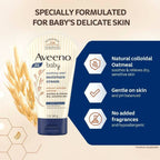 Aveeno Baby Soothing Relief Moisture Cream, 24-Hour Protection for Dry, Itchy or Sensitive Skin