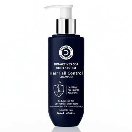 Dermistry Caffeine Collagen Wheat Protein Anti-Hair Fall Control Shampoo