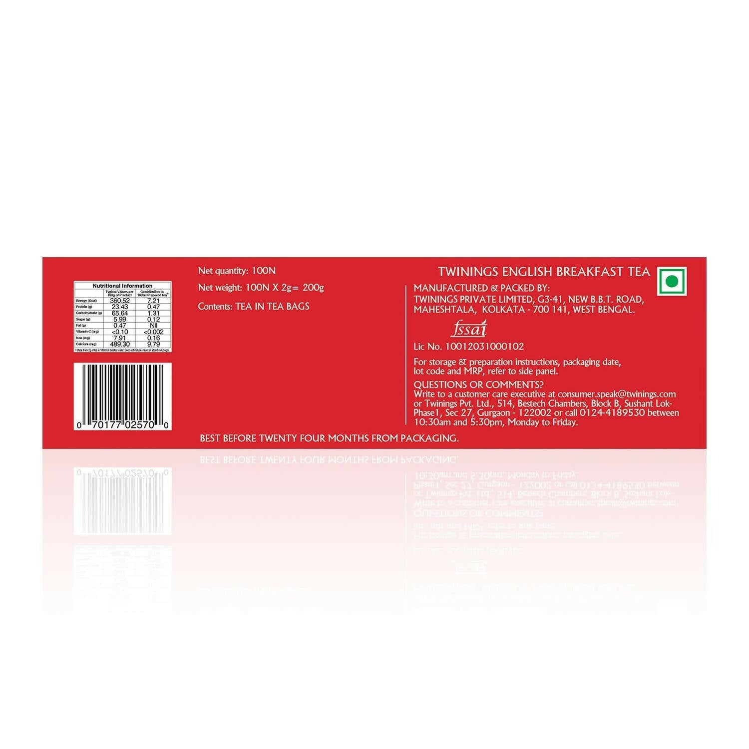 Twinings English Breakfast Tea Tea Bags - Distacart