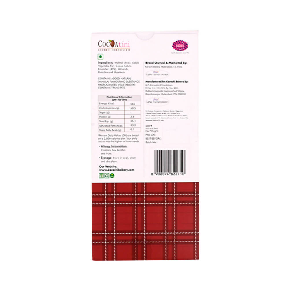 Cocoatini Sugar-Free Almond Chocolate Bar