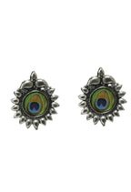 Mominos Fashion Johar Kamal Oxidised Silver-Plated Peacock Wings Work Necklace Handicraft - Distacart