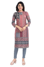 Snehal Creations Cherished Coral Digital Print Masleen Long Kurti Tunic - Distacart
