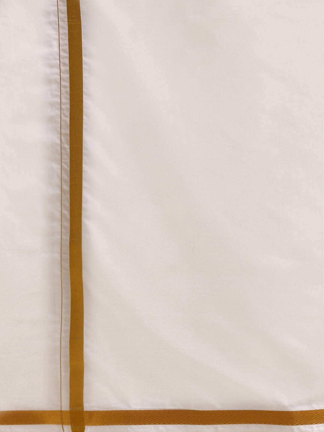 Ramraj Cotton Mens 1/2 " Poly Cotton 3 In 1 Dhoti, Towel - White