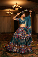 AI Fashion Rama Crepe Designer Navratri Wear Lehenga Choli Collection