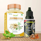 Divya Shree Ashwagandha Capsule & Musli Oil Combo - Distacart
