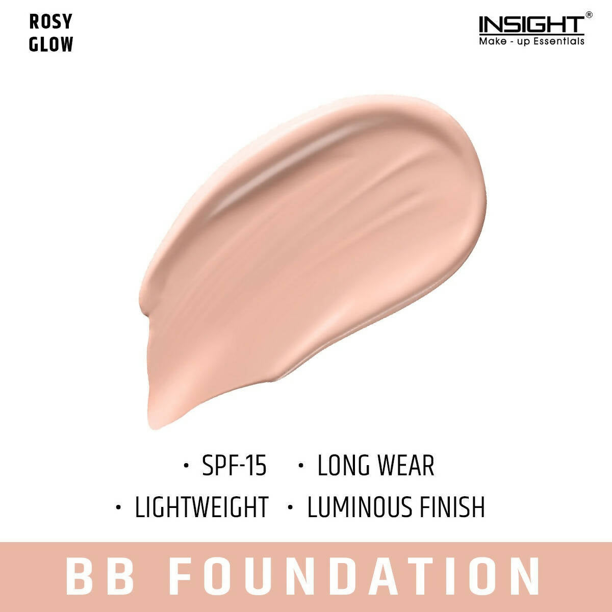 Insight Cosmetics SPF -15 SPF Foundation - Rosy Glow - Distacart