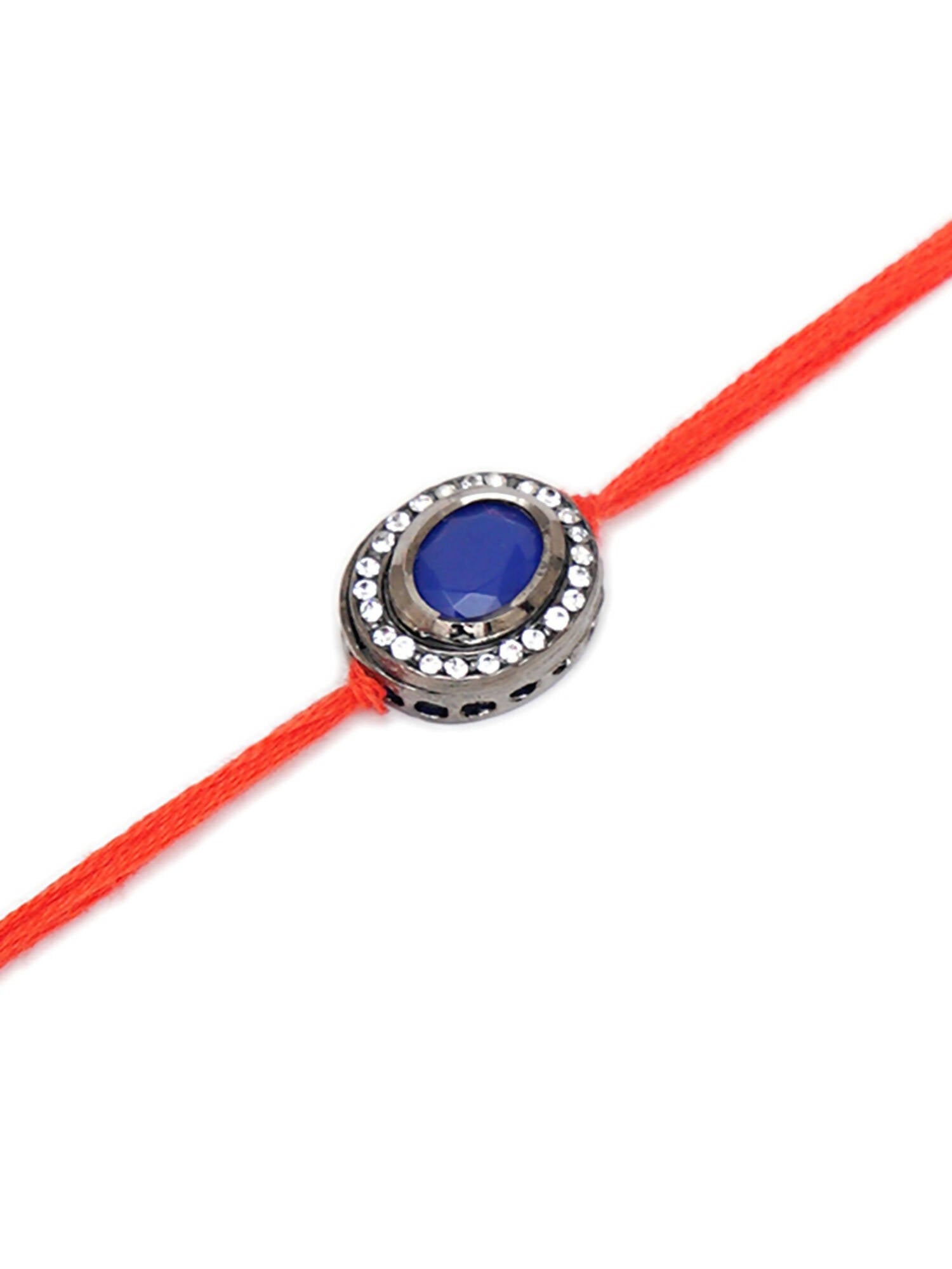 Designer kundan Rakhi - Ruby Raang - Distacart