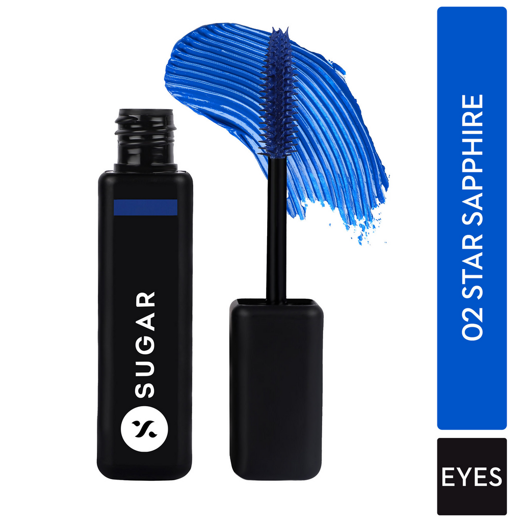 Sugar Cosmetics Bold Unfold Waterproof Mascara - 02 Star Sapphire