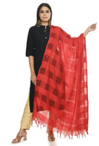 Mominos Fashion Red Window Dupatta
