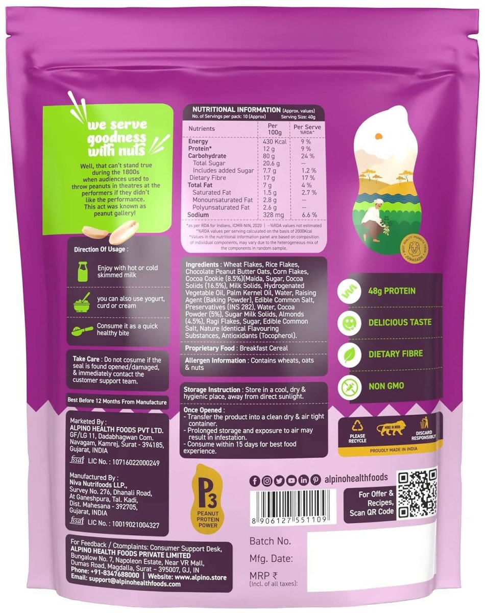 Alpino Chocolate Super Muesli Nuts & Cookies - Distacart