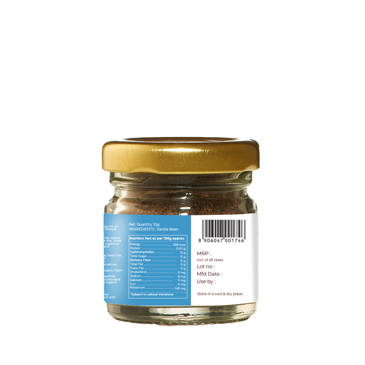 Pure & Sure Organic Vanilla Powder - Distacart
