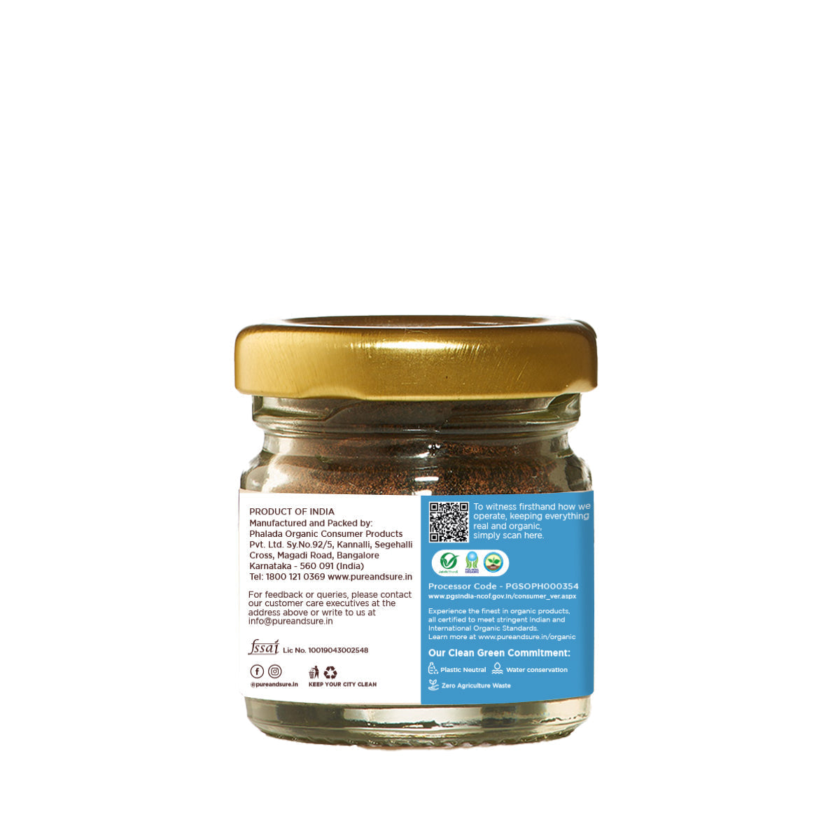 Pure & Sure Organic Vanilla Powder - Distacart