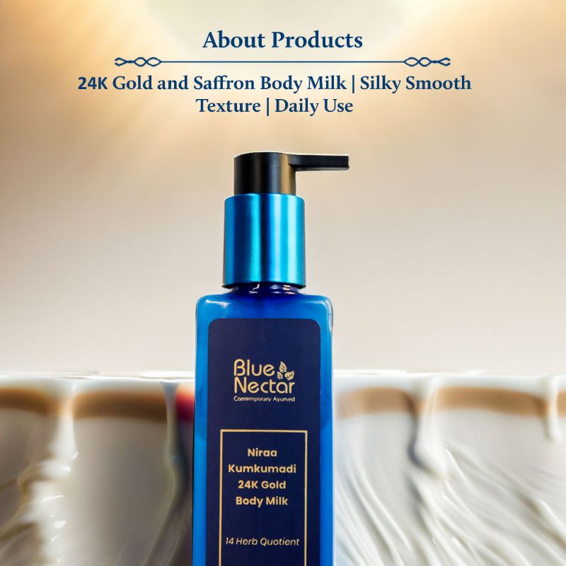 Blue Nectar 24k Gold Body Milk Moisturizer