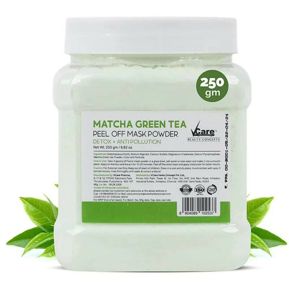 VCare Matcha Green Tea Jelly Peel Off Mask Powder