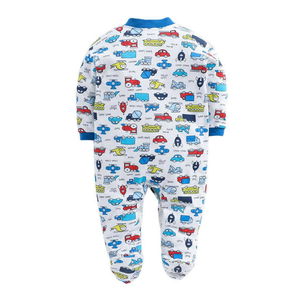 Daddy - G Rompers/Sleepsuits/Jumpsuit /Night Suits for New Born Babies - Royal Blue