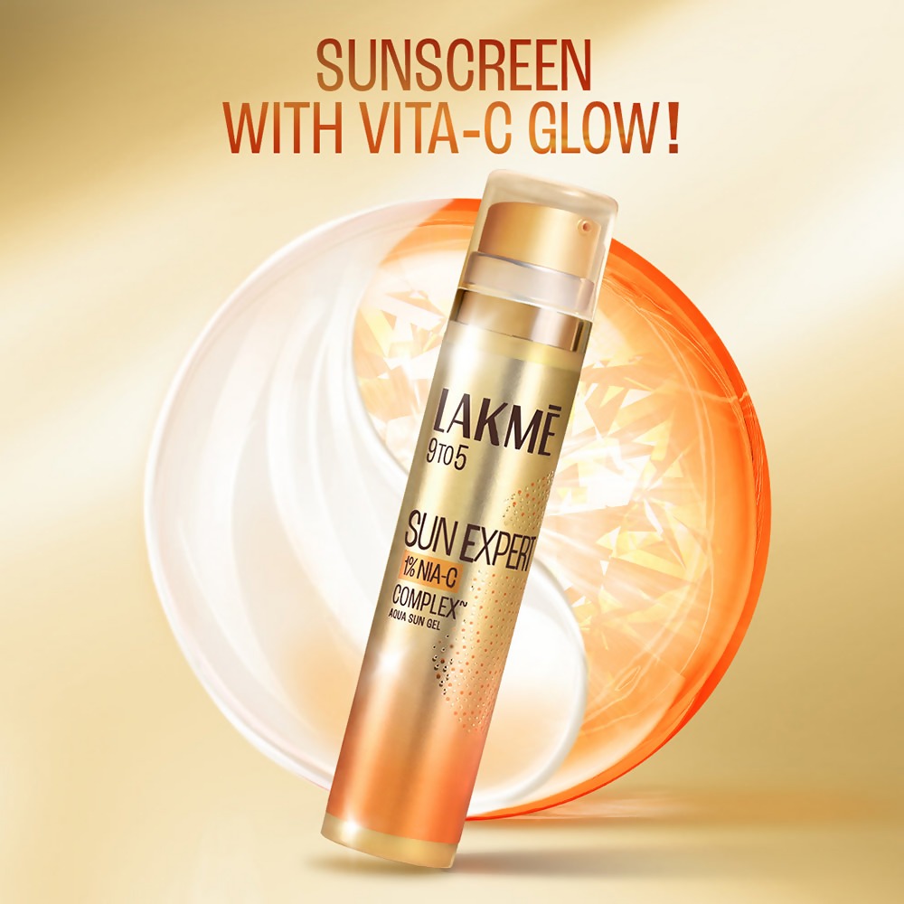 Lakme 9To5 Sun Expert 1% Nia-Vit C Sunscreen, Spf 50 Pa++++++