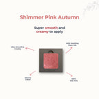 Disguise Satin Smooth Eyeshadow Squares - Shimmer Pink Autumn 206