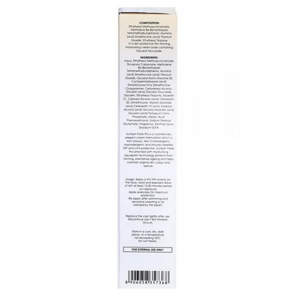 Sunban Forte Pro SPF 50+ PA+++ Cream