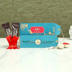 Cute Mickey Metal Rakhi & Amul Milk Chocolate Flow Wraps - Distacart