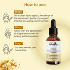 Globus Remedies Gold Radiance Anti Aging Face Serum, For Skin Lightening & Dark Spots Removal - Distacart