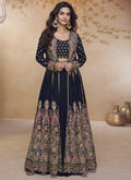 Vegaa Fashion Lavender Simar Silk Embroidered Wedding Wear Lehenga Style Suit - Distacart