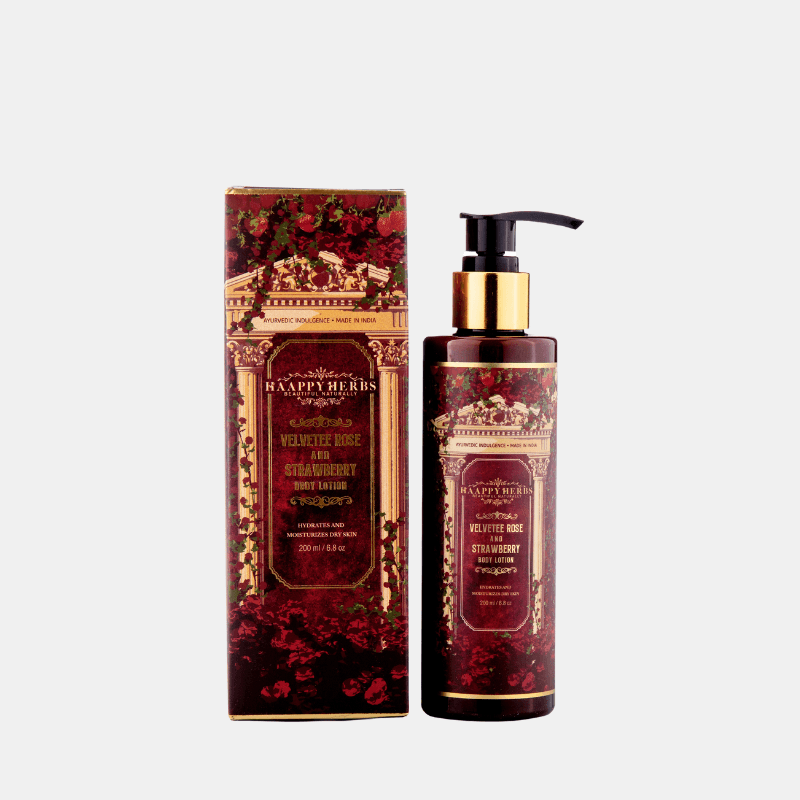 Haappyherbs Velvetee Rose Strawberry Body Lotion