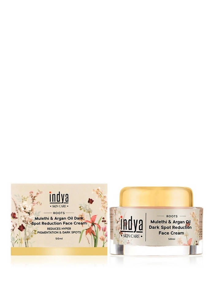 Indya Mulethi & Argan Oil Dark Spot Reduction Face Cream